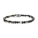 Frank 1967 7FB-0458 Stretch bracelet natural stone beads multi-coloured