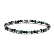 Frank 1967 7FB-0459 Stretch bracelet natural stone beads multi-coloured
