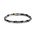 Frank 1967 7FB-0460 Stretch bracelet natural stone beads multi-coloured