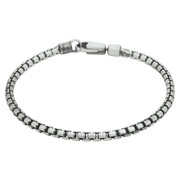Bracelet Silver Oxi Venetian 3.5 mm wide x 20 cm long