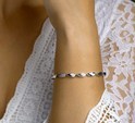 House collection Bracelet Silver Poli/matt 5.6 mm 19 cm