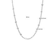 House collection 1332710 Silver chain 2.5 mm 60 cm