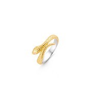 TI SENTO-Milano 12160SY Ring Snake silver gold-coloured