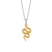 TI SENTO - Milano 3923SY Necklace Snake silver gold colored 38-48 cm