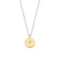 TI SENTO-Milano 3953ZY Necklace Star silver and gold colored 38-48 cm