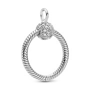 Pandora 399097C01 Zilverkleurig necklace with pendant