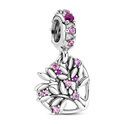 Pandora 799153C01 Hanging charm Family Pedigree Pink Heart silver