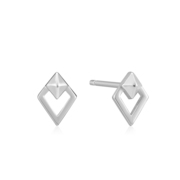 Ania Haie E025-08H Stud Earrings Spike Diamond Stud silver