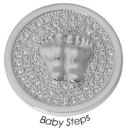 Quoins QMOA-32L-Z Disk Baby Steps silver-coloured Large