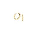 TFT Pop Earrings 2.5 Mm Round Yellow Gold Shiny
