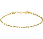 Home Collection Bracelet Gold Balls 1.5 mm 17 + 2 cm 1 Micron 19 cm
