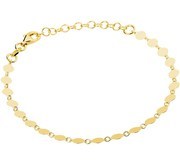 Home Collection Bracelet Gold Rounds 4.0 mm 16 + 3 cm 1 Micron 19 cm