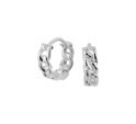 TFT Pop Earrings Silver Rhodium Plated Shiny