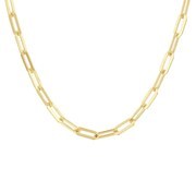House collection 2101070 Necklace Yellow gold Paperclip 3.7 mm 45 cm