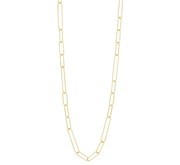 House collection 2101076 Necklace Yellow gold Paper clip 5.5 mm 80 cm