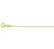 House collection 2101278 Necklace Yellow gold Gourmet 1.2 mm 41 + 4 cm