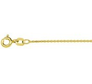House Collection 2101308 Necklace Yellow Gold Anchor Flat 1.2 mm x 45 cm long