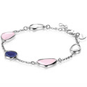 Zinzi ZIA1998 Bracelet Fantasy silver-coloured stone pink-blue-white 18-20 cm