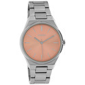 OOZOO C10341 Watch Timepieces steel silver and rose colored 34 mm