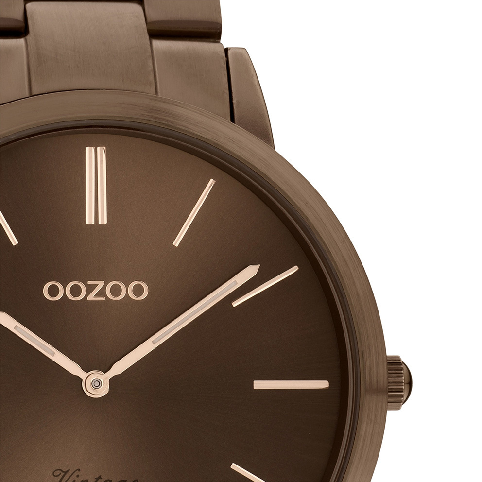 OOZOO C20103 Watch Vintage steel brown 42 mm