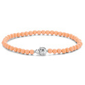 TI SENTO-Milano 2908CP Bracelet Beads silver coral pink 4 mm 19.5 cm