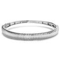 TI SENTO-Milano 2957SI Bracelet Bangle Ribbed silver 7 mm 60 mm