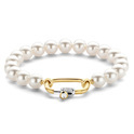 TI SENTO-Milano 2961PW Bracelet Beads silver-pearl gold-coloured-white 18 cm