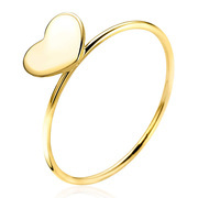 Zinzi Gold ZGR214 Ring Heart yellow gold
