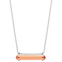 TI SENTO-Milano 3963CP Necklace Cylinder silver pink-red-pink 38-48 cm