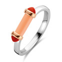 TI SENTO-Milano 12224CP Ring silver-coloured stone rose-coloured-red-pink