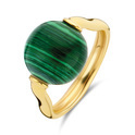 TI SENTO-Milano 12231MA Ring silver-coloured stone gold-coloured-green