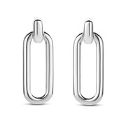 TI SENTO-Milano 7847SI Earrings Oval link silver 7 x 20 mm