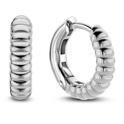 TI SENTO-Milano 7839SI Earrings Ribbed silver 3 x 14 mm