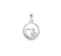 Huiscollectie 1333968 Zilverkleurig necklace with pendant