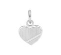 House Collection Engraving Pendant Heart Diamond Cut