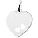 House collection Engraving heart Diamond-coated