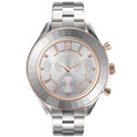 Swarovski 5610494 Watch Octea Lux Sport silver and rose colored white 37 mm