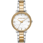 Michael Kors MK4595 Watch Pyper steel silver-and gold-coloured-white 39 mm