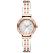 DKNY NY2965 Watch Stanhope T-Bar steel silver-and rose-colored-white 29 mm