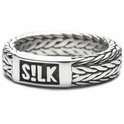 Silk 340-18 [kleur_algemeen:name] necklace with pendant
