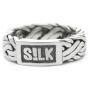 Silk Jewelery 343 Ring Double Fox silver Size 17