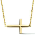 House collection 4024068 Necklace Yellow gold Cross 42 + 3 cm
