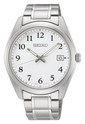 Seiko SUR459P1 Women's Watch, Sapphire Glass, White Dial 40.2mm