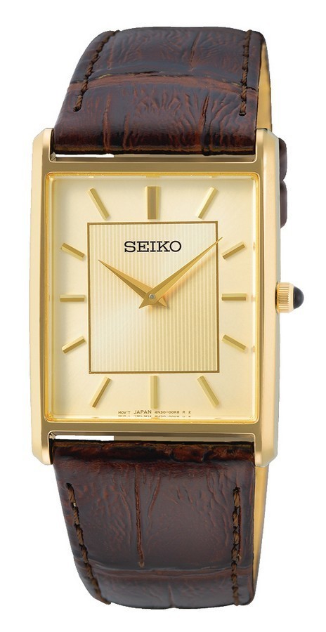 Seiko SWR064P1 men's watch, champagne colored dial  mm