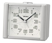 Seiko QHE189S Alarm Clock Quartz Analog white with alarm