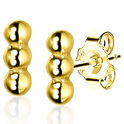 Zinzi ZIO2230G Ear studs Balls silver gold colored 6 mm