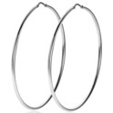 Zinzi ZIO438 Earrings Round Smooth silver 2 x 65 mm