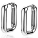 Zinzi ZIO2222 Earrings Luxury Oval silver 3 x 18 mm