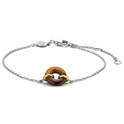 TI SENTO-Milano 2968TE Bracelet Charm silver gold-and silver-coloured-brown 16-20 cm