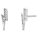 TI SENTO-Milano 7864ZI Stud earrings Lightning silver-zirconia 13 mm